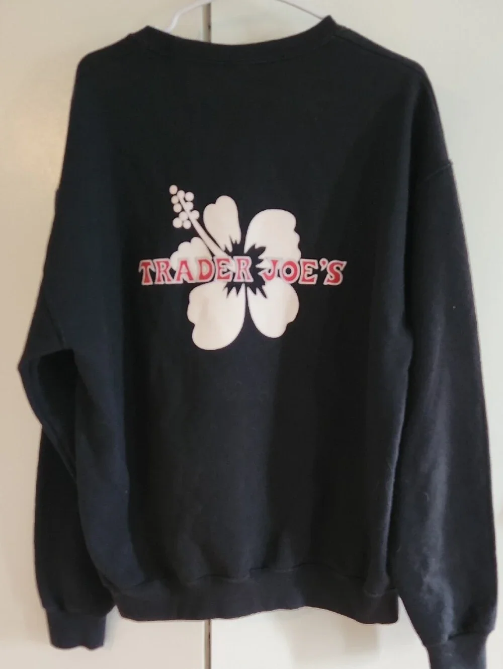 Trader Joe's Black Sweatshirt